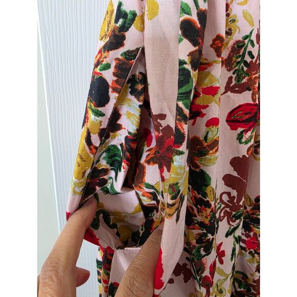 Anthropologie Maeve The Somerset Maxi Dress In Pink Floral S - Picture 8 of 11